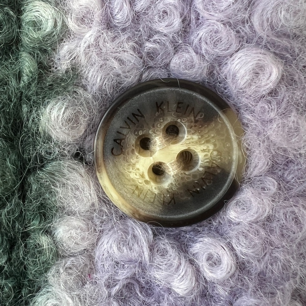 NWT- CALVIN KLEIN Women's Faux Sherpa Plaid Shirt Jacket Sz M - Picture 4 of 10